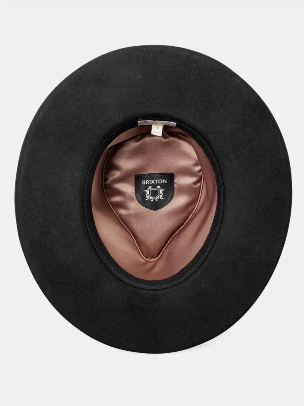 Brixton VICTORIA Black Wide-Brim Fedora Hat
